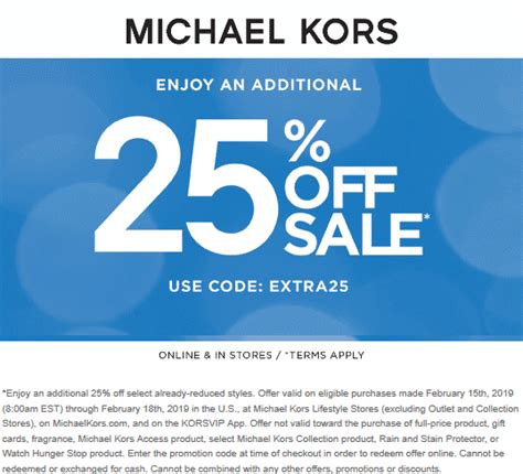 cupón descuento michael kors|Michael Kors first order promo code.